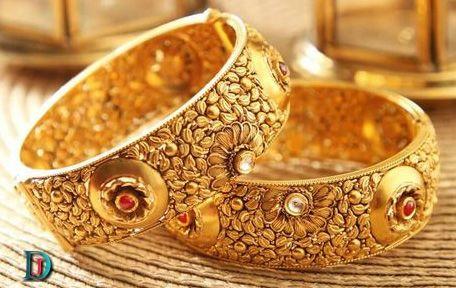 New and Latest Design of Rajasthani Desi gold kundan Bangles 