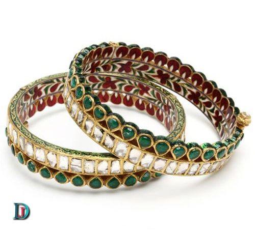 New and Latest Design of Rajasthani Desi gold kundan Bangles 