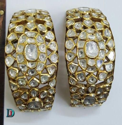 New and Latest Design of Rajasthani Desi gold kundan Bangles 