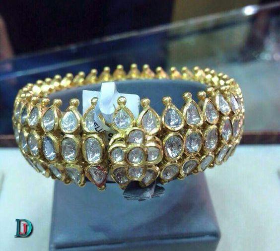 New and Latest Design of Rajasthani Desi gold kundan Bangles 