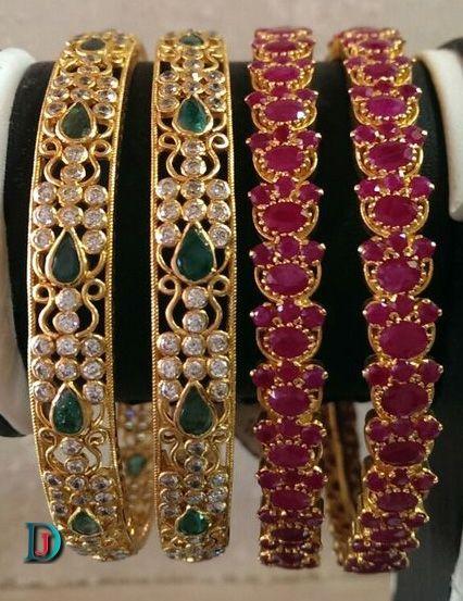 New and Latest Design of Rajasthani Desi gold kundan Bangles 