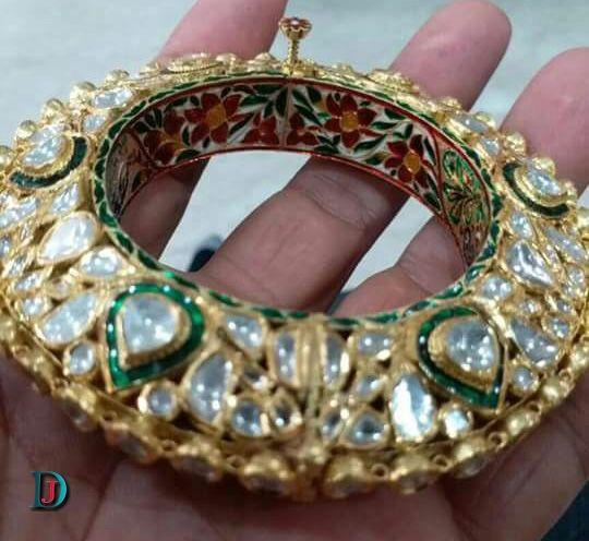 New and Latest Design of Rajasthani Desi gold kundan Bangles 