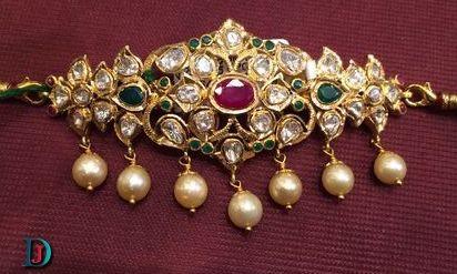 New and Latest Design of Rajasthani Desi gold kundan Bhujbandh 