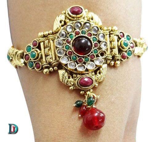 New and Latest Design of Rajasthani Desi gold kundan Bhujbandh 