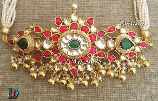 New and Latest Design of Rajasthani Desi gold kundan Bhujbandh 