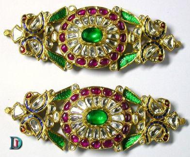 New and Latest Design of Rajasthani Desi gold kundan Bhujbandh 