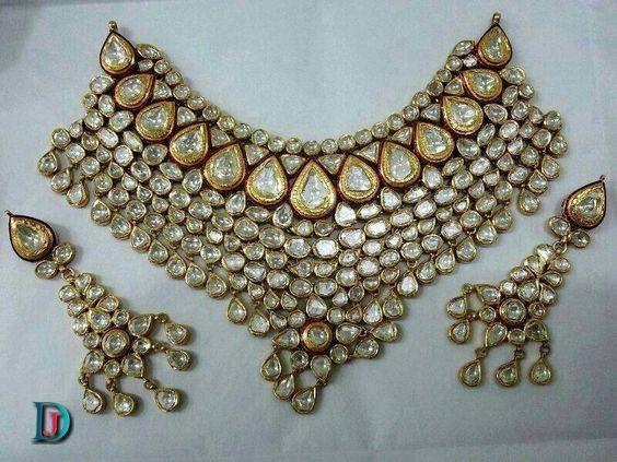 New and Latest Design of Rajasthani Desi gold kundan Jodha-Haar 