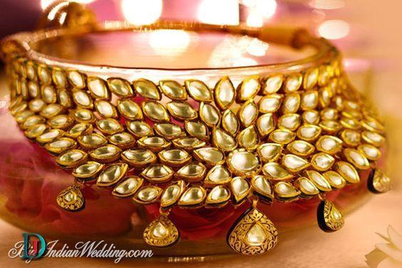 New and Latest Design of Rajasthani Desi gold kundan Jodha-Haar 