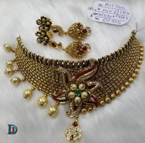New and Latest Design of Rajasthani Desi gold kundan Jodha-Haar 
