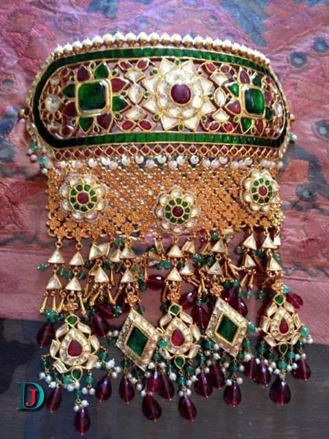 New and Latest Design of Rajasthani Desi gold kundan Jodha-Haar 