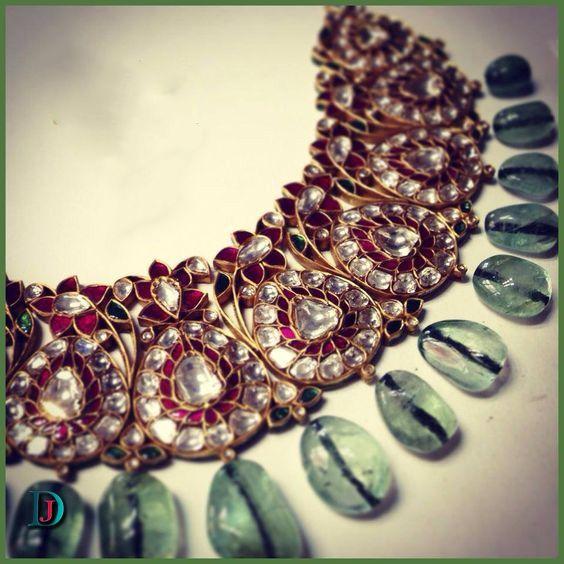 New and Latest Design of Rajasthani Desi gold kundan Jodha-Haar 