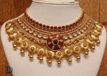 New and Latest Design of Rajasthani Desi gold kundan Jodha-Haar 