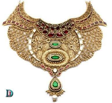 New and Latest Design of Rajasthani Desi gold kundan Jodha-Haar 