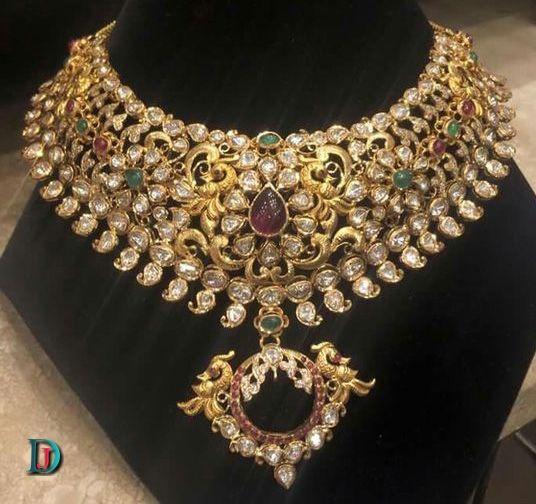 New and Latest Design of Rajasthani Desi gold kundan Jodha-Haar 