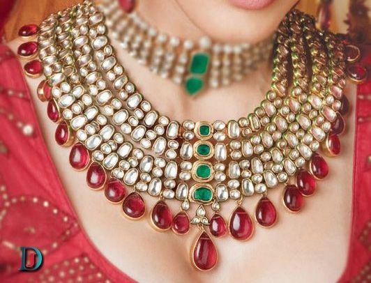 New and Latest Design of Rajasthani Desi gold kundan Jodha-Haar 