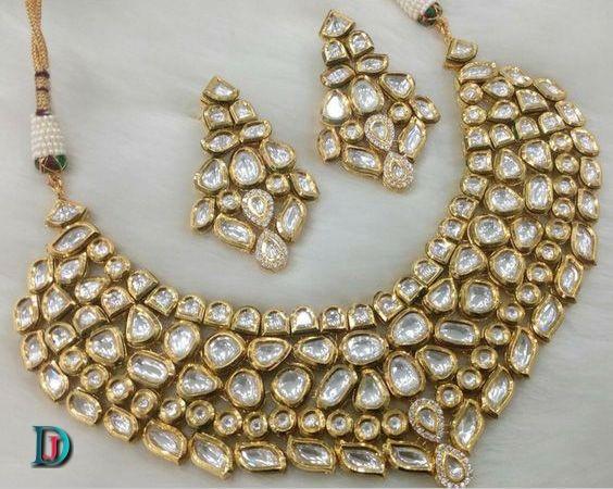 New and Latest Design of Rajasthani Desi gold kundan Jodha-Haar 