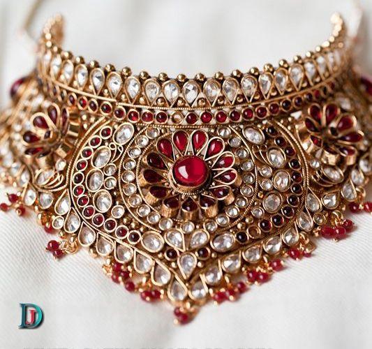 New and Latest Design of Rajasthani Desi gold kundan Jodha-Haar 
