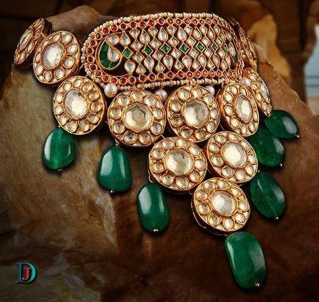 New and Latest Design of Rajasthani Desi gold kundan Jodha-Haar 