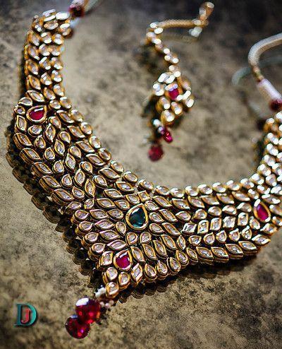 New and Latest Design of Rajasthani Desi gold kundan Jodha-Haar 