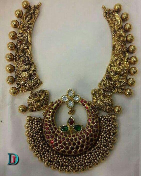 New and Latest Design of Rajasthani Desi gold kundan Jodha-Haar 