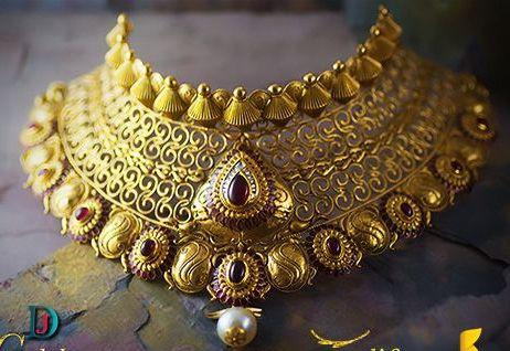 New and Latest Design of Rajasthani Desi gold kundan Jodha-Haar 