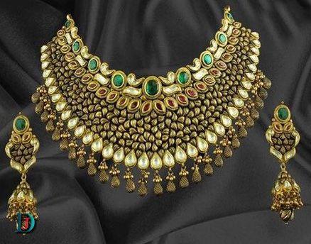 New and Latest Design of Rajasthani Desi gold kundan Jodha-Haar 