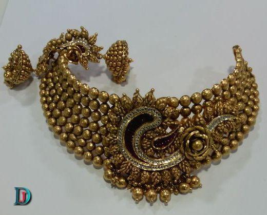 New and Latest Design of Rajasthani Desi gold kundan Jodha-Haar 