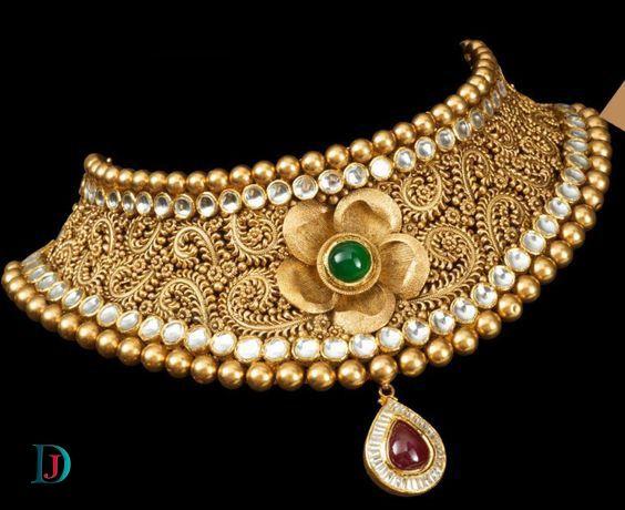 New and Latest Design of Rajasthani Desi gold kundan Jodha-Haar 