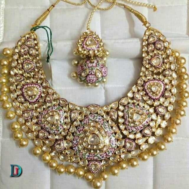 New and Latest Design of Rajasthani Desi gold kundan Jodha-Haar 