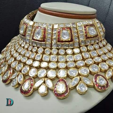 New and Latest Design of Rajasthani Desi gold kundan Jodha-Haar 