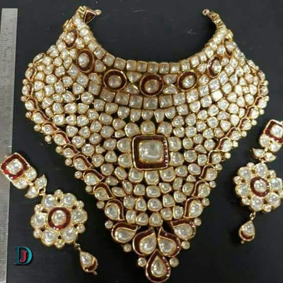 New and Latest Design of Rajasthani Desi gold kundan Jodha-Haar 