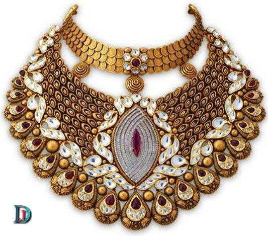 New and Latest Design of Rajasthani Desi gold kundan Jodha-Haar 