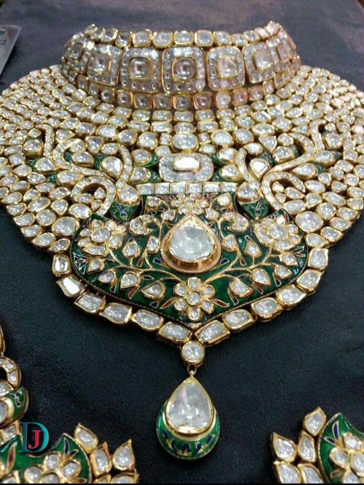 New and Latest Design of Rajasthani Desi gold kundan Jodha-Haar 