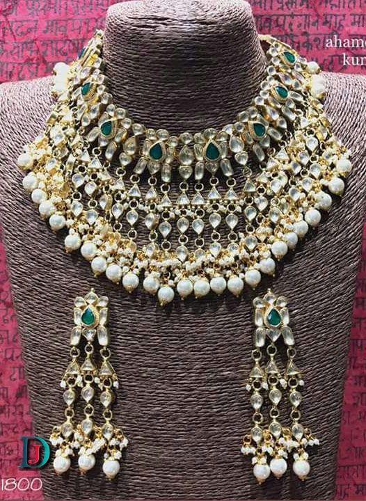 New and Latest Design of Rajasthani Desi gold kundan Jodha-Haar 