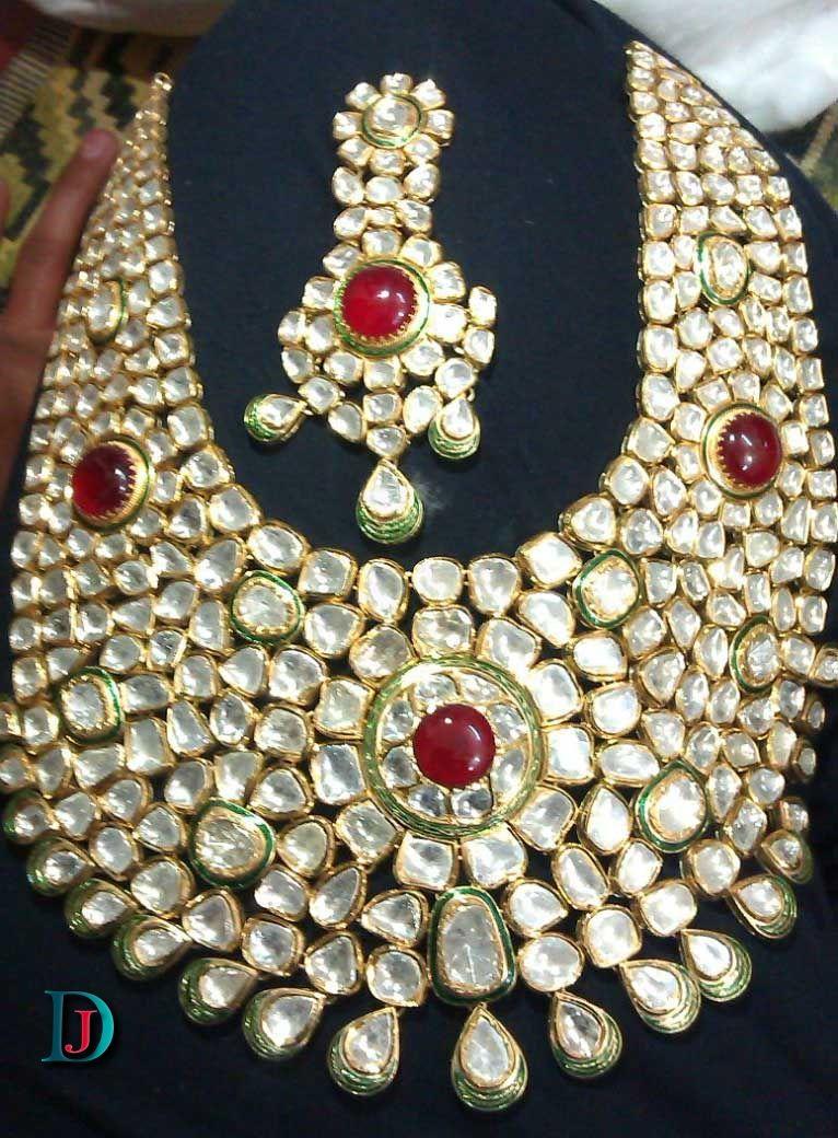New and Latest Design of Rajasthani Desi gold kundan Jodha-Haar 