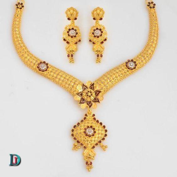 New and Latest Design of Rajasthani Desi gold kundan Necklace 