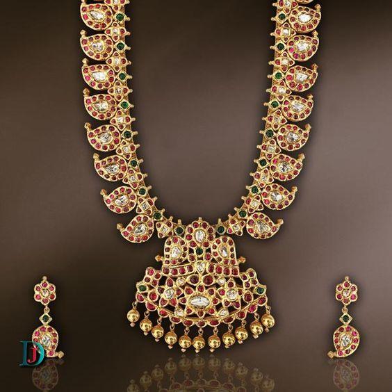 New and Latest Design of Rajasthani Desi gold kundan Necklace 