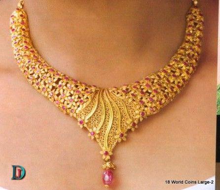 New and Latest Design of Rajasthani Desi gold kundan Necklace 