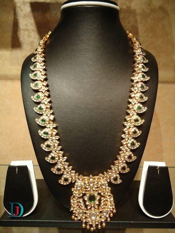 New and Latest Design of Rajasthani Desi gold kundan Necklace 