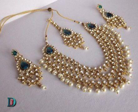 New and Latest Design of Rajasthani Desi gold kundan Necklace 