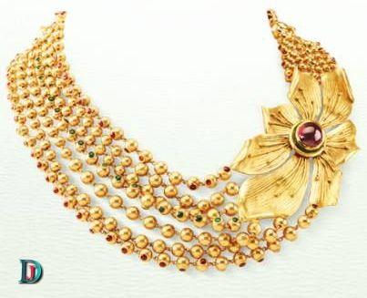 New and Latest Design of Rajasthani Desi gold kundan Necklace 