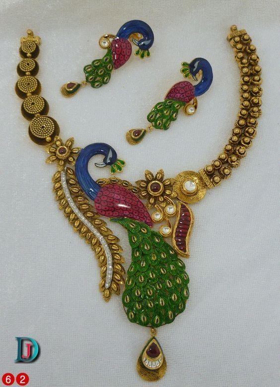 New and Latest Design of Rajasthani Desi gold kundan Necklace 