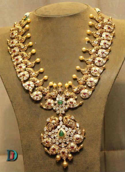 New and Latest Design of Rajasthani Desi gold kundan Necklace 