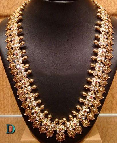 New and Latest Design of Rajasthani Desi gold kundan Necklace 