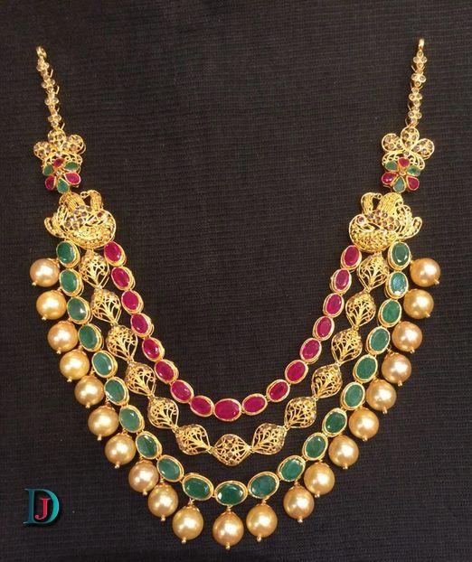 New and Latest Design of Rajasthani Desi gold kundan Necklace 