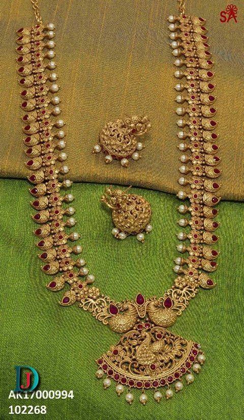 New and Latest Design of Rajasthani Desi gold kundan Necklace 