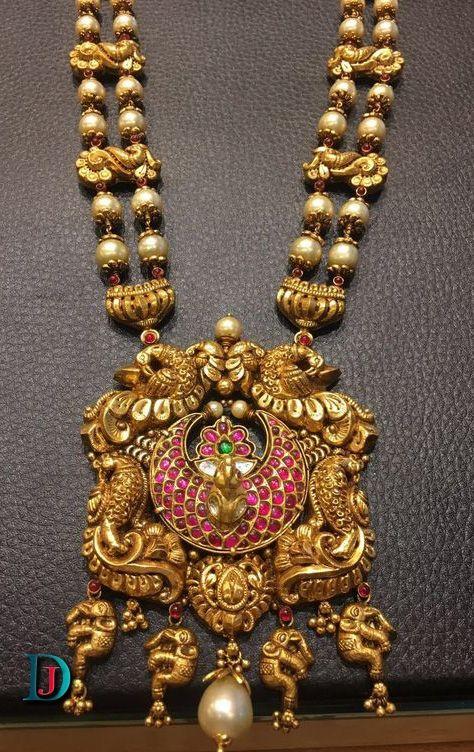 New and Latest Design of Rajasthani Desi gold kundan Necklace 