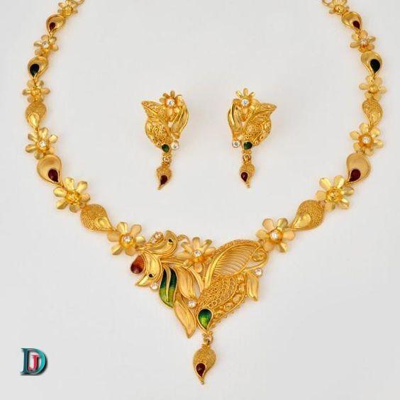 New and Latest Design of Rajasthani Desi gold kundan Necklace 