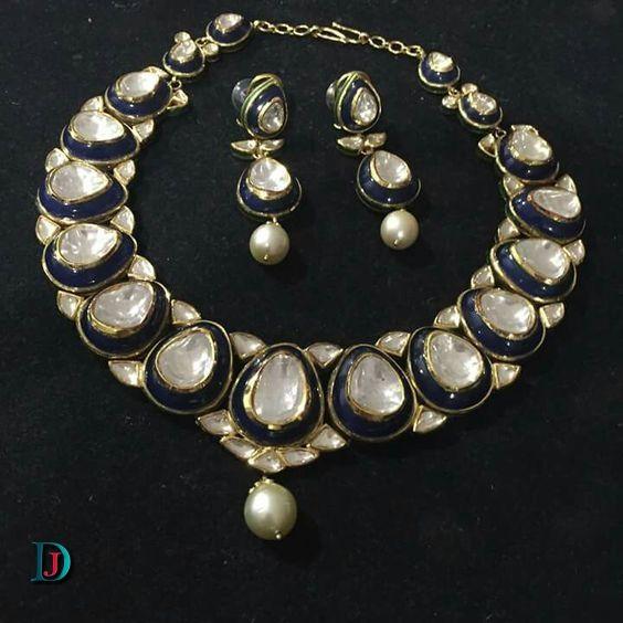 New and Latest Design of Rajasthani Desi gold kundan Necklace 