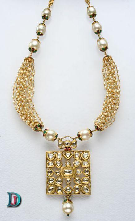 New and Latest Design of Rajasthani Desi gold kundan Necklace 